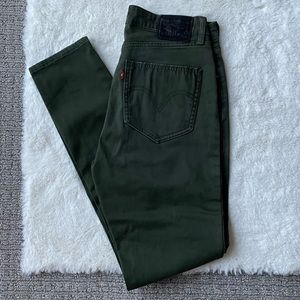 Levi’s Green Moss Twill Jeans